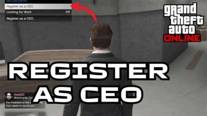 Gta online how to register as ceo