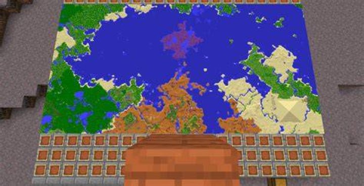 How big is a map in minecraft