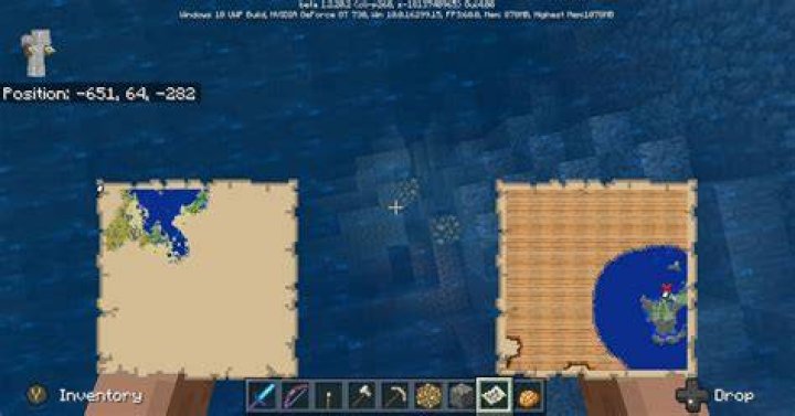 How deep is the treasure in minecraft