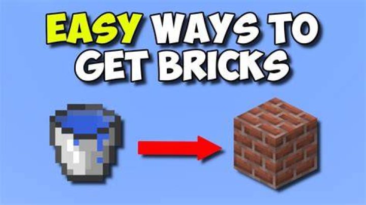 How do i get bricks in minecraft