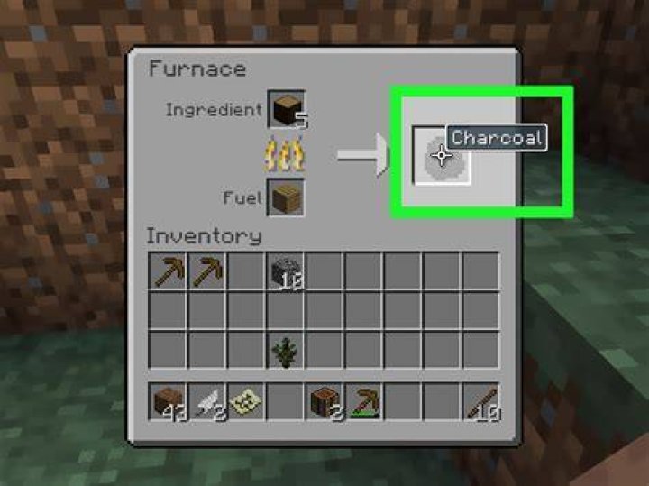 How do i get charcoal in minecraft