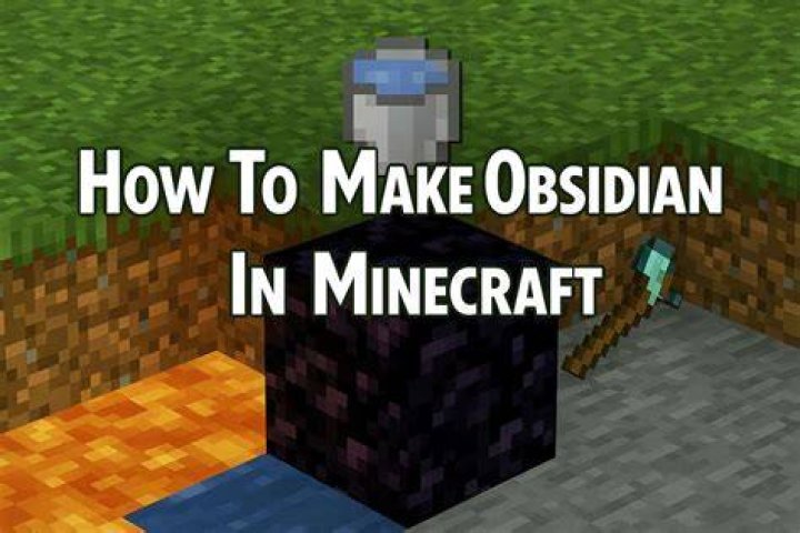 How do i get obsidian in minecraft