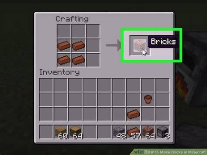 How do i make bricks in minecraft