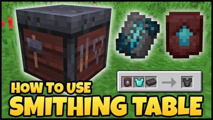 How do smithing tables work in minecraft