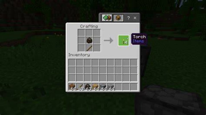 How do u make torches in minecraft