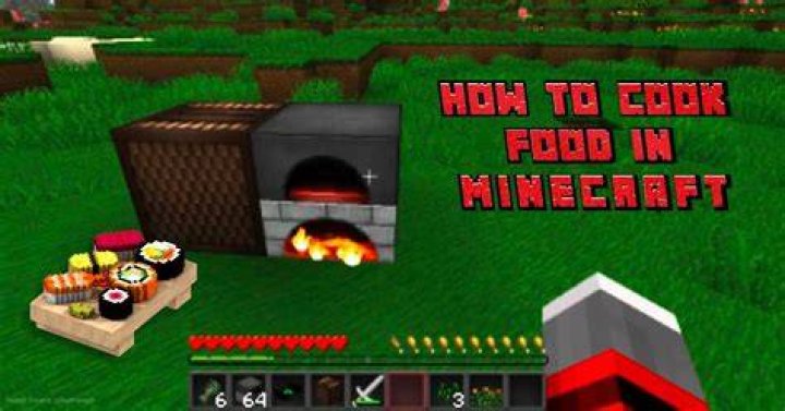 How do you cook food in minecraft