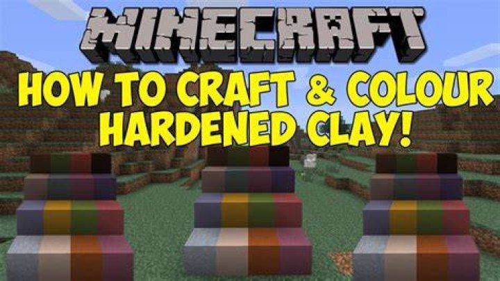 How do you dye clay in minecraft