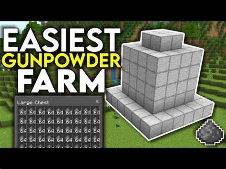 How do you get gunpowder in minecraft