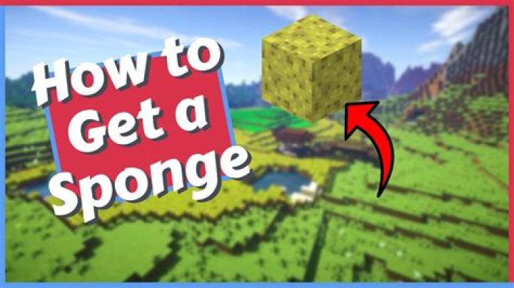 How do you get sponge in minecraft