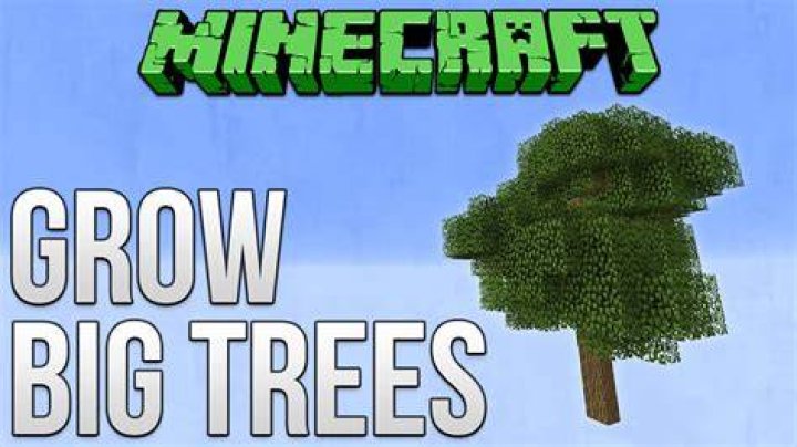 How do you grow trees in minecraft