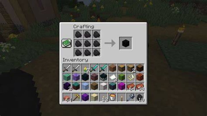 How do you make coal in minecraft