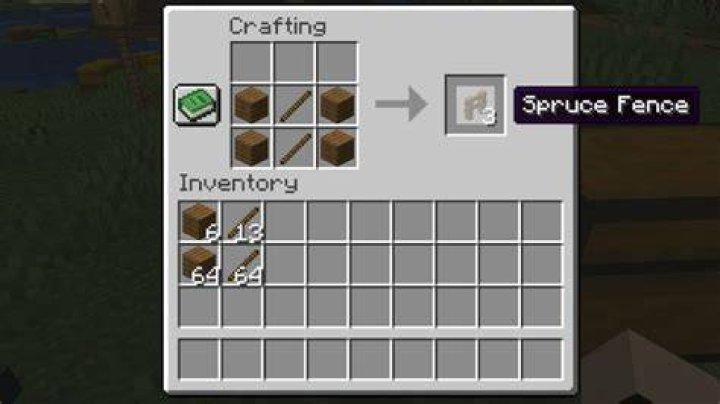 How do you make fences in minecraft