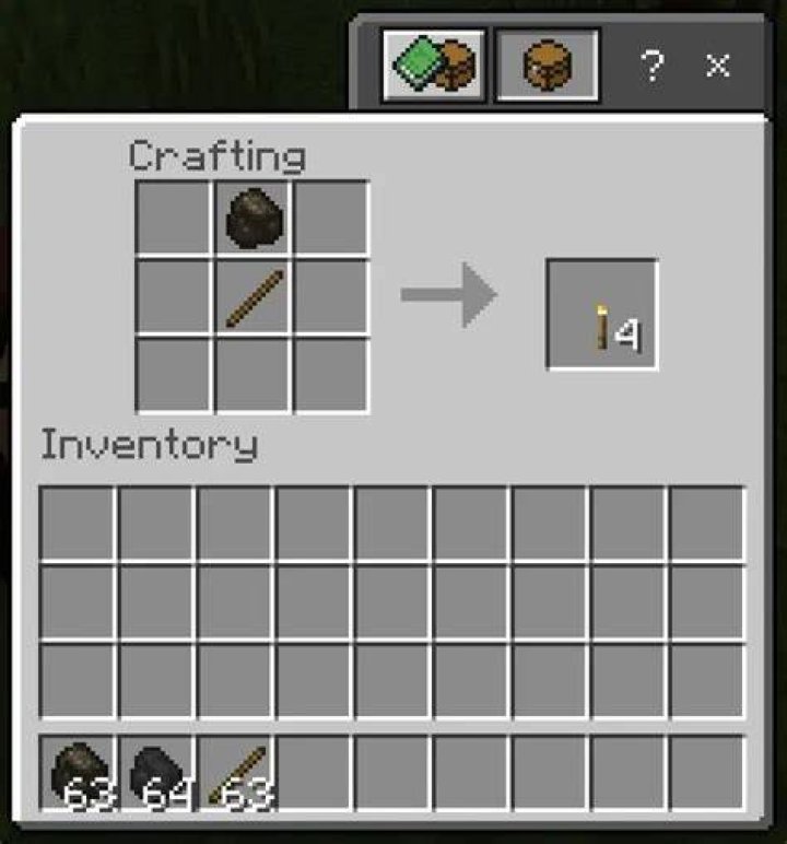How do you make torches in minecraft