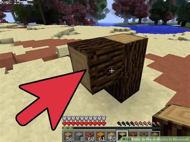 How do you place blocks in minecraft