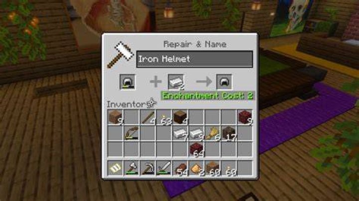 How do you repair armor in minecraft