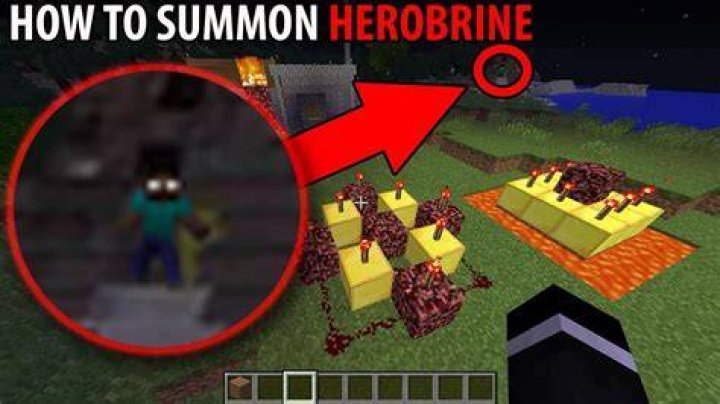 How do you summon herobrine in minecraft