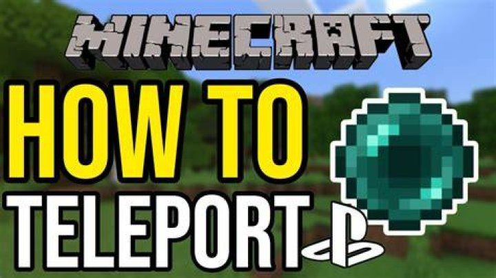 How do you teleport in minecraft ps4