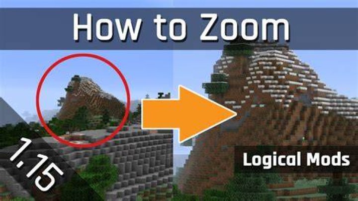 How do you zoom in on minecraft