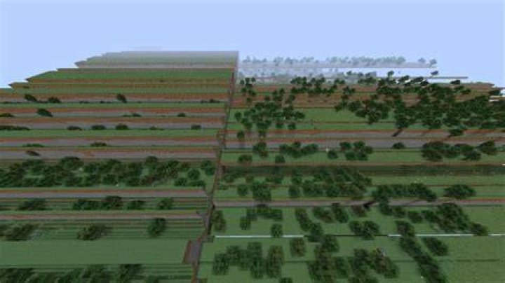 How far is 1km in minecraft