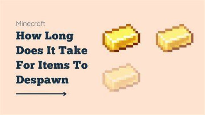 How long for items to despawn minecraft