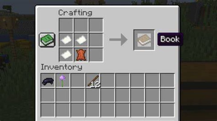 How make a book in minecraft