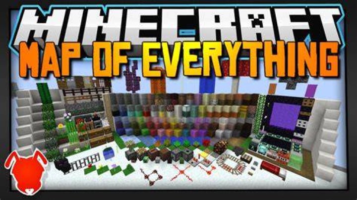 How many blocks is a minecraft map