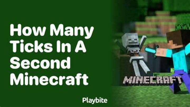 How many minecraft ticks in a second