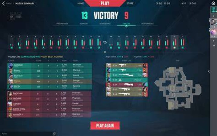 How many rounds are in a valorant game