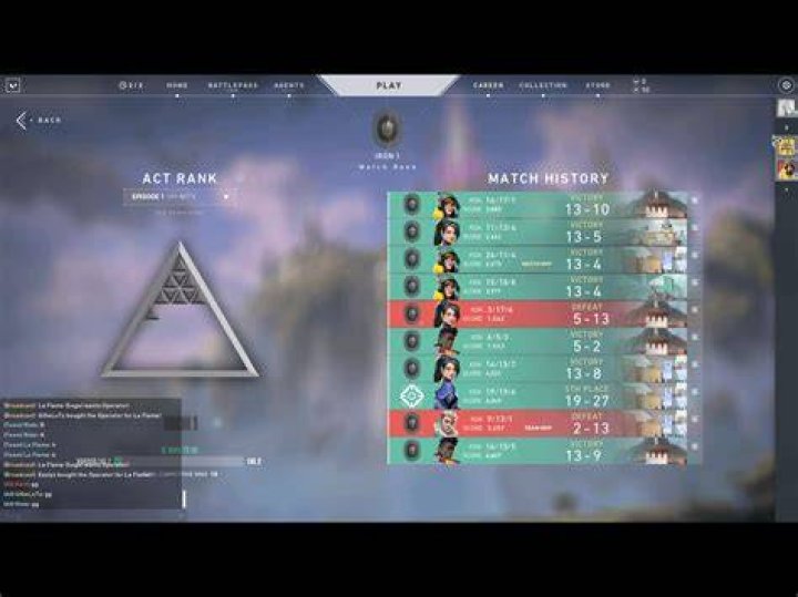 How many wins do you need to rank up in valorant