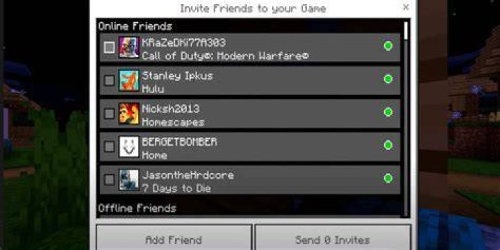 How to accept a minecraft friend request