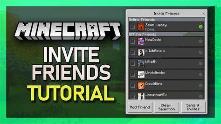 How to accept friend request on minecraft