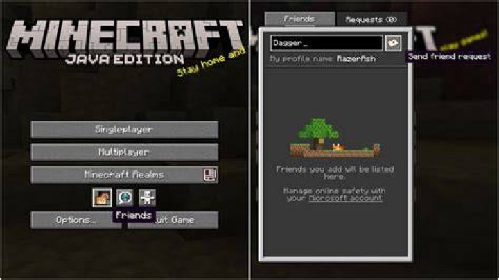 How to add friends on minecraft java