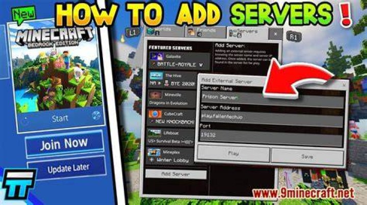 How to add servers on minecraft ps4