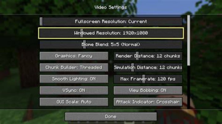 How to adjust minecraft window size