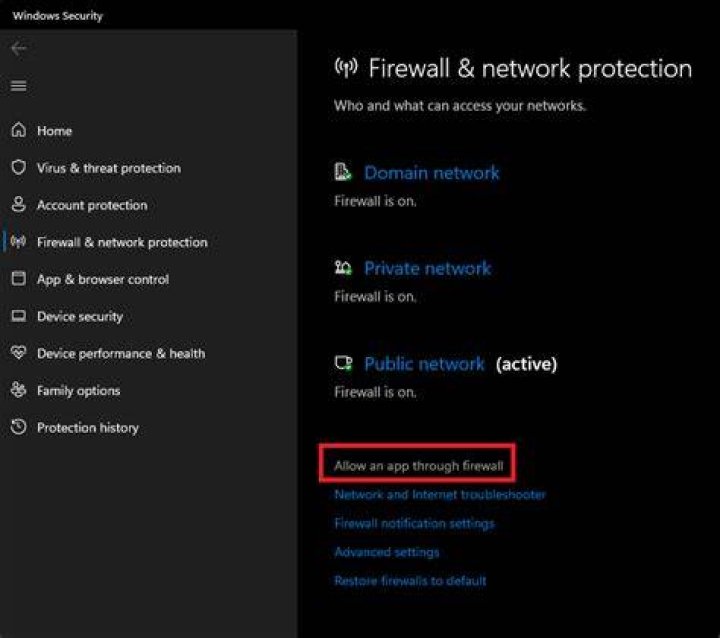 How to allow minecraft through avast firewall