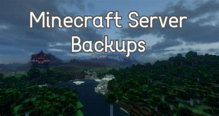 How to backup minecraft server world