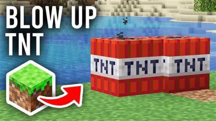 How to blow up tnt on minecraft
