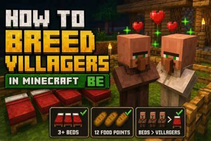 How to breed villagers in minecraft bedrock