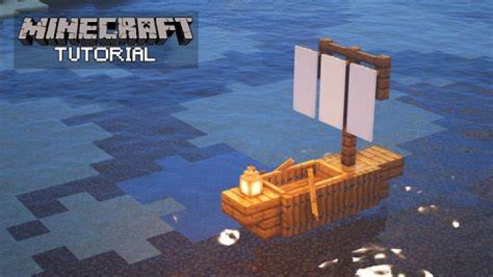 How to build a boat on minecraft