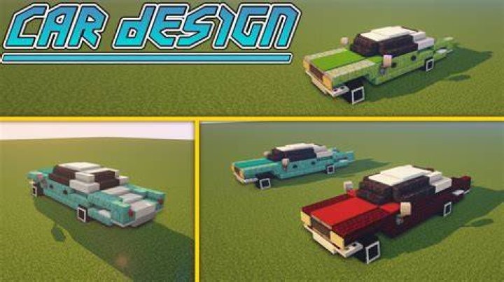 How to build a car in minecraft