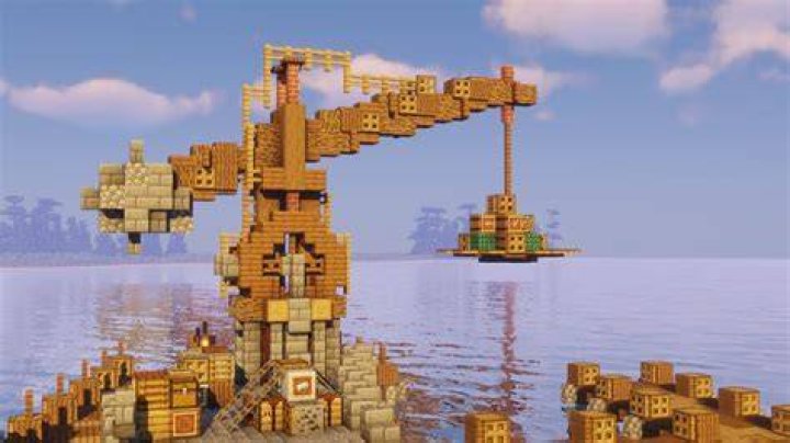 How to build a crane in minecraft