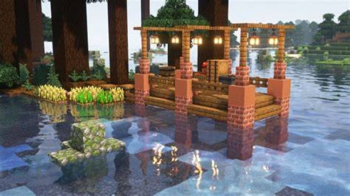 How to build a dock in minecraft