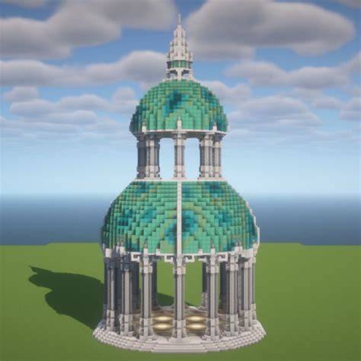 How to build a dome in minecraft