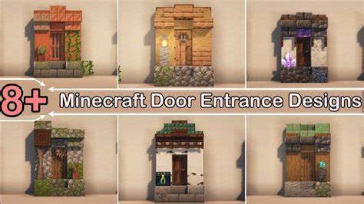 How to build a door minecraft