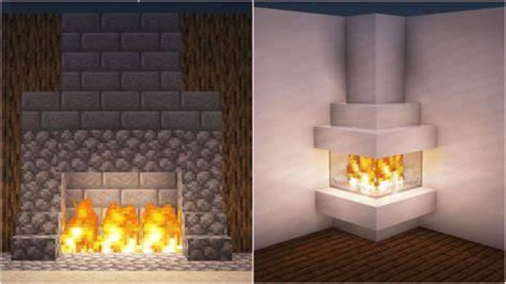 How to build a fireplace in minecraft