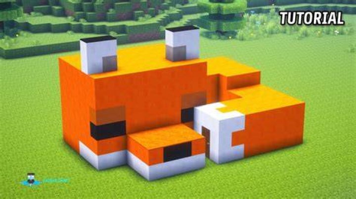 How to build a fox in minecraft