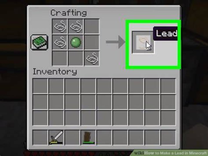 How to build a lead in minecraft