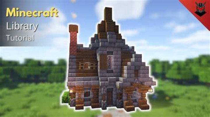 How to build a library in minecraft