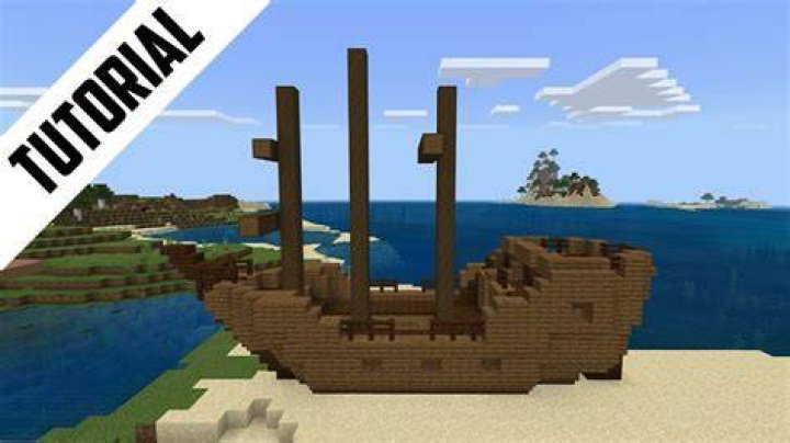 How to build a minecraft shipwreck