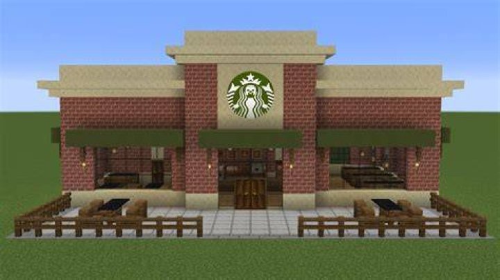 How to build a minecraft starbucks